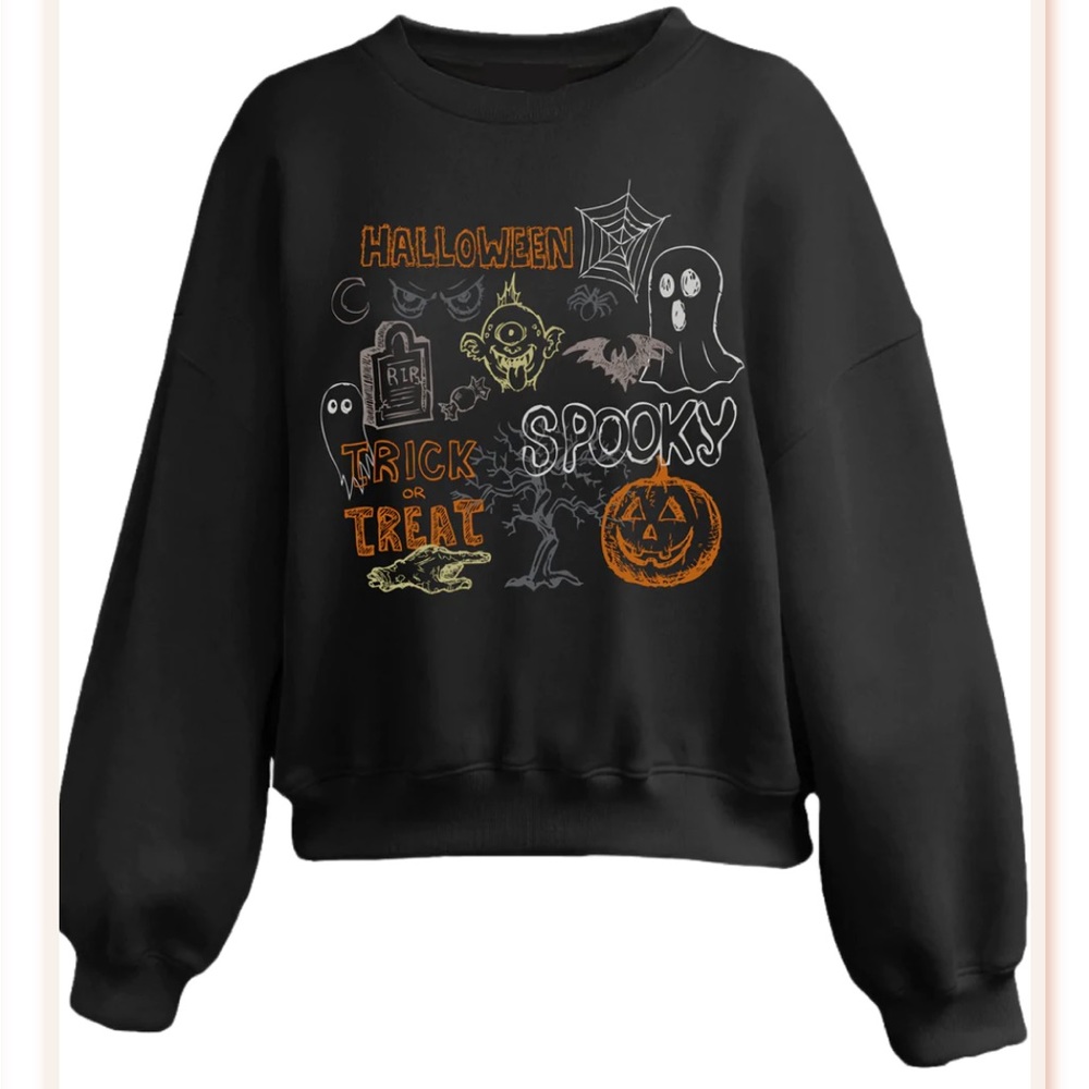 Living Fully Co Halloween Graphic Sweatshirt